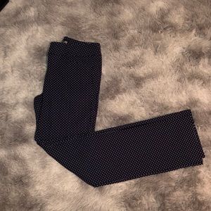 Navy and White Pants